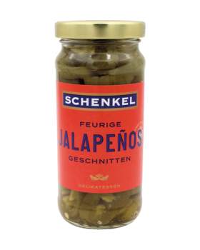 Schenkel Jalapenos, FEURIG, geschnitten